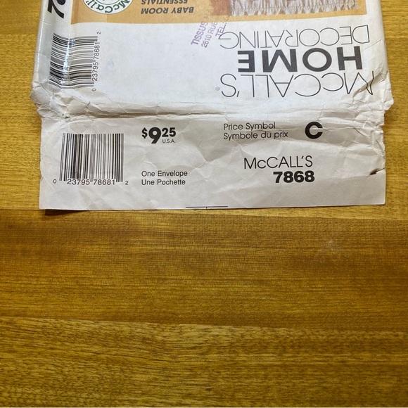🪡 Vintage McCall’s Home Decorating 7868 Sewing Pattern - Picture 4 of 5